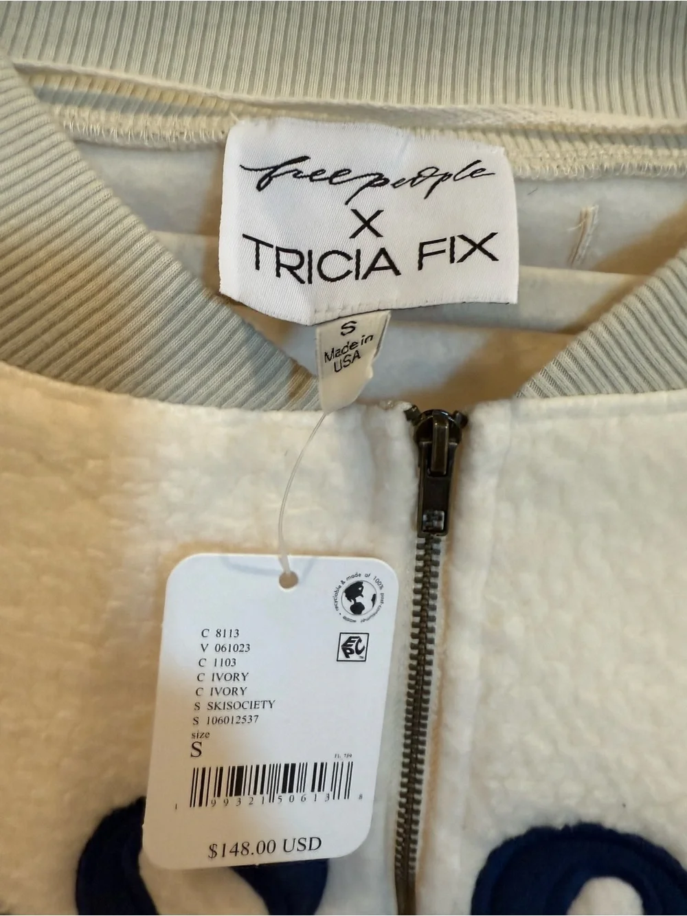 Free People Tricia Fix Ski Society Quarter Zip